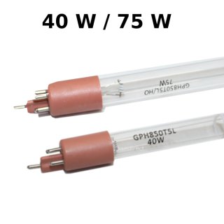 Ersatzleuchtmittel UVC Pink/Orange-Base 40 Watt / 75 Watt